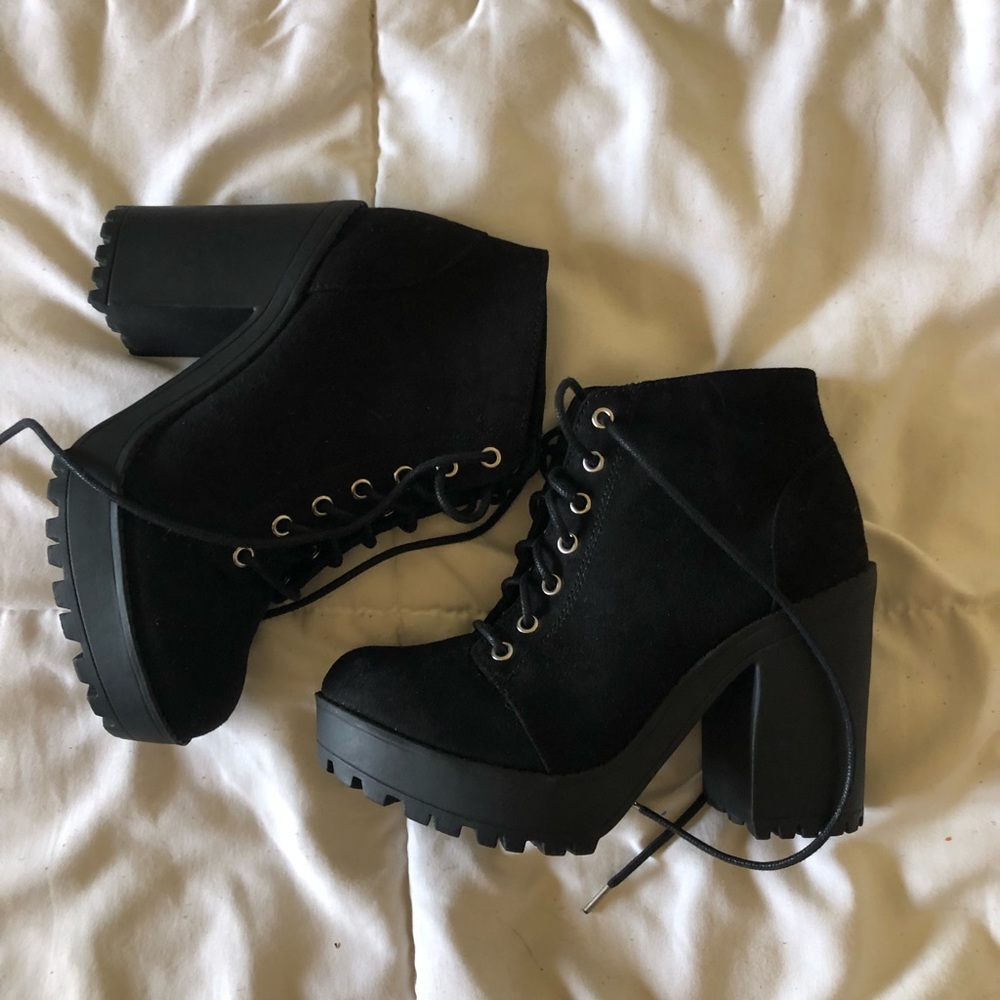 Black boots